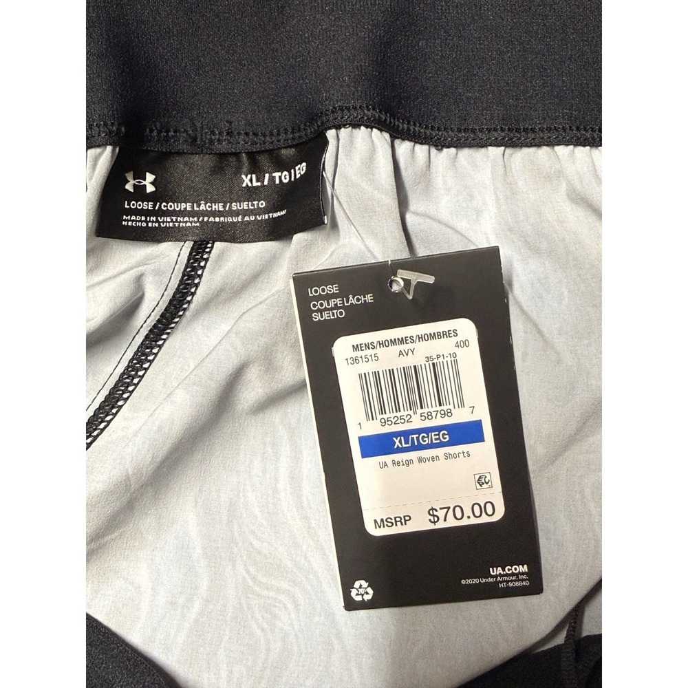 Under Armour Men's Reign Woven Shorts XL Running Athletic NWT - Picture 4 of 10